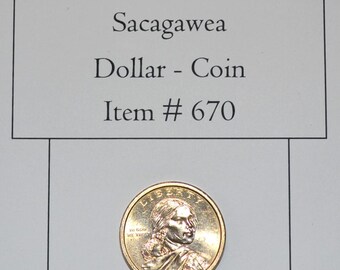 2009 P Sacagawea Liberty Dollar, # 670, Sacagawea Dollar, Sacagawea coins, liberty dollars