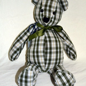 1 Remembrance Bear, Keepsake Bear, Memory Bear, Memorial Bear, Stuffed Animal, Teddy Bear image 3