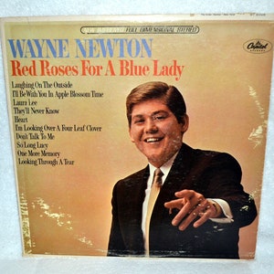 LP, Wayne Newton, Red Roses For A Blue Lady, vintage albums, vintage records, records, vinyl records, albums, vinyl records, lp’s, antiques