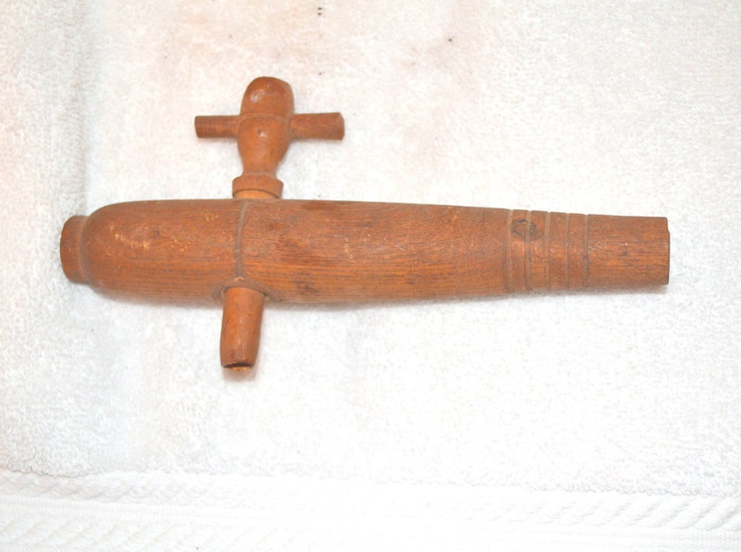 Spigot, Barrel Tap, Keg Tap, Vintage Wooden Spigot, Antiques, Antique