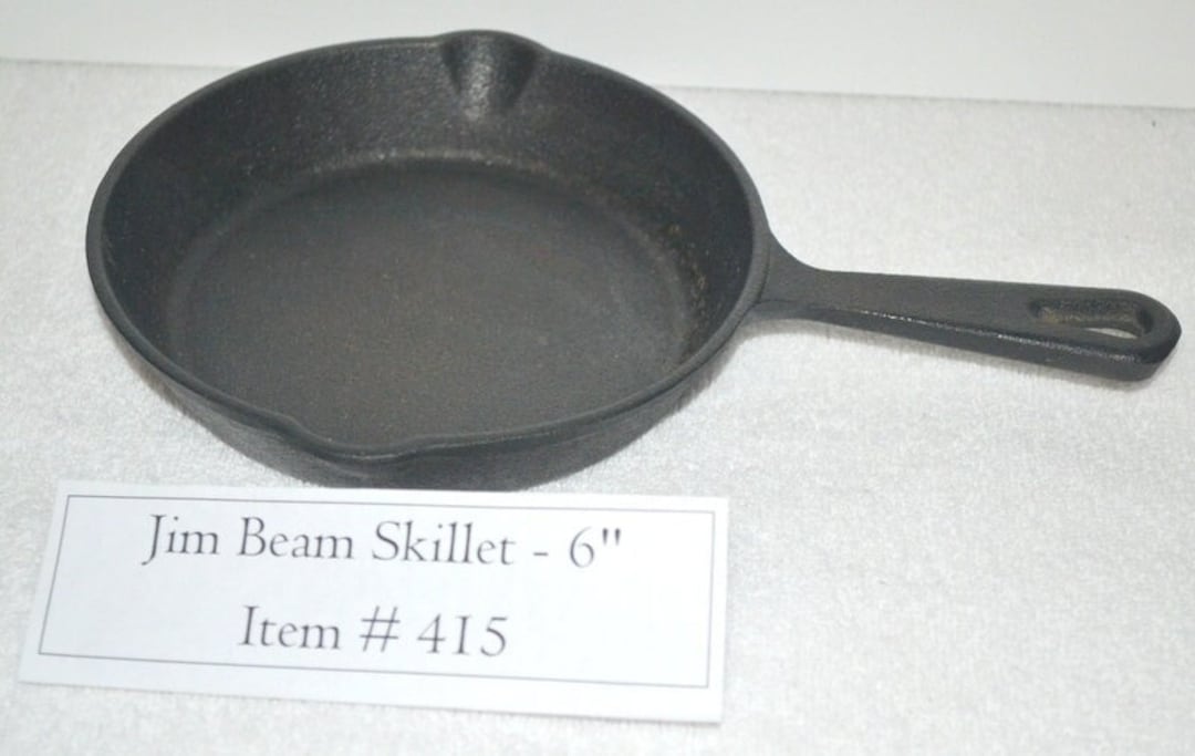 Skillet, 6 Dia, 415, Jim Beam Skillet, Cast Iron Skillet, Kitchen Cookware, Kitchen Utensil
