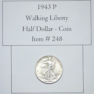 1943 P, Walking Liberty Half Dollar, # 248