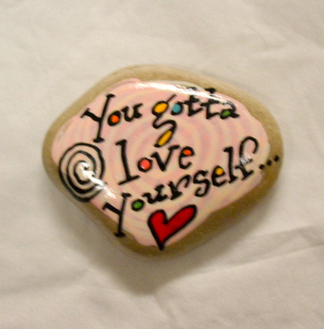 Paperweight, Vintage Paperweight, Unique Gift, Inspirational Stone