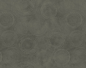 Radiance - Basics - Circles (Graphite) 53727-57 by Whistler Studioss for Windham Fabrics