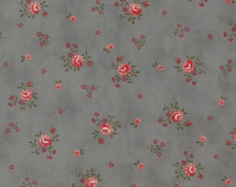 Collection For a Cause - Etchings - Peaceful Posies - Small Floral Ditsy (Slate) 44336 14 by Howard Marcus & 3 Sisters for Moda Fabrics