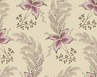 English Garden - Orchid (Sugar & Cream) 793 LE by Edyta Sitar of Laundry Basket Quilts for Andover Fabrics