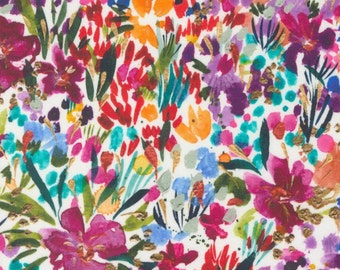 Coming Up Roses - Field of Dreams - Florals (Cloud Rose) 39785 11 by the Create Joy Project for Moda Fabrics