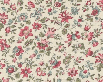 Antoinette - Picardie - Small Floral (Pearl) 13952 11 by French General for Moda Fabrics