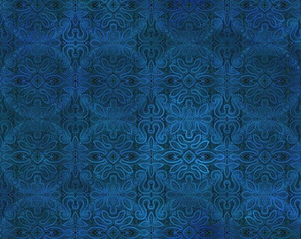 CLOSE OUT - Resplendent - Lace (Blue) 6JYO 2 by Jason Yenter for In The Beginning Fabrics