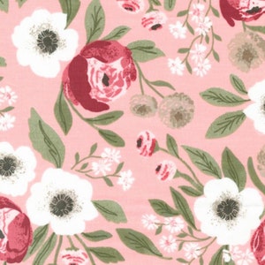 Lovestruck - Gardensweet Florals - Roses (Blush) 5190 12 by Lella Boutique for Moda Fabrics