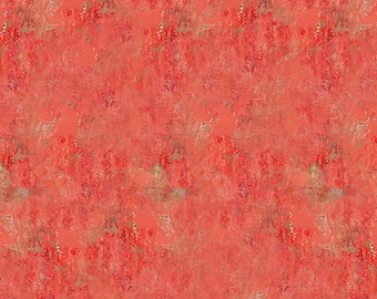Poppy Dreams - Texture - Digital (Light Tomato) Y3994-79 by Sue Zipkin for Clothworks