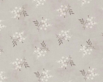Honeybloom - Friendly Flowers - Floral (Stone) 44347 14 by 3 Sisters for Moda Fabrics