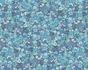 Robin - Ditsy Garden (Robin’s Egg) 53843-9 by Clare Therese Gray for Windham Fabrics