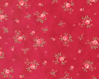 Collection For a Cause - Etchings - Peaceful Posies - Small Floral Ditsy (Red) 44336 13 by Howard Marcus & 3 Sisters for Moda Fabrics
