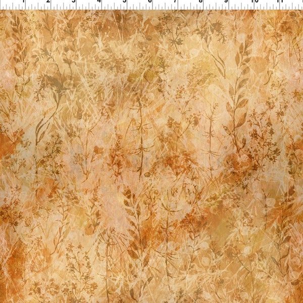 Reflections of Autumn 2 - Twigs (Gold) - 33RA-2 from In The Beginning Fabrics