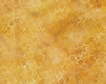 Prism - Blooms (Gold) 6JYQ-1 by Jason Yenter for In The Beginning Fabrics