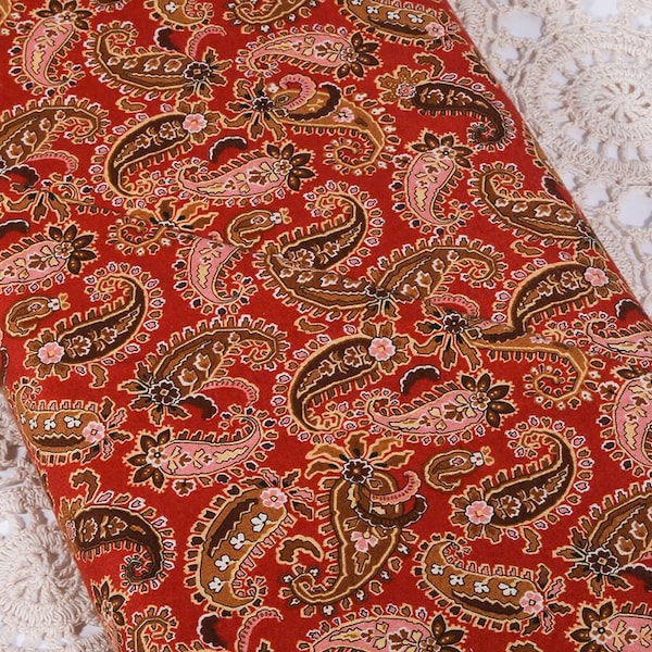 CLOSE OUT - Carlisle - Paisley (1/2 yard cut) (Red) 8468 R by Kathy Hall for Andover Fabrics