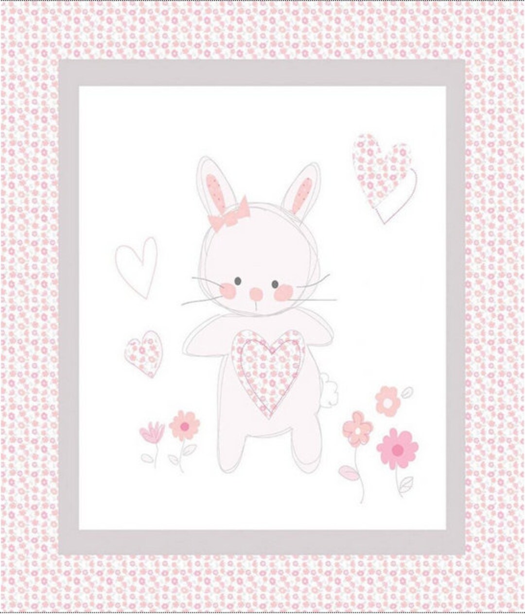 CERRAR Bunny Love Panel 36x 44 70703 Etsy España