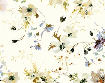 Perennial - Wild Anemone (Ivory) 53784D-2 by Kelly Ventura for Windham Fabrics