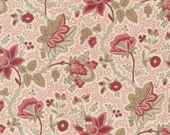 Chateau De Chantilly - La Fayette - Florals - Jacobean (Pearl) 13944 16 by French General for Moda