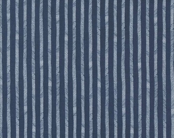 Stateside - Stripes (Navy) 55617 23 by Sweetwater for Moda