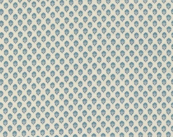 Antoinette - Adelaide - Foulard - Blender (Pearl French Blue) 13957 12 by French General for Moda Fabrics