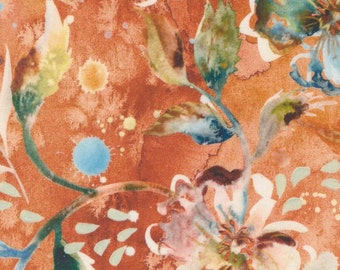 Desert Oasis - Desert Bloom - Florals (Red Ochre) 39760 20 by the Create Joy Project for Moda Fabrics
