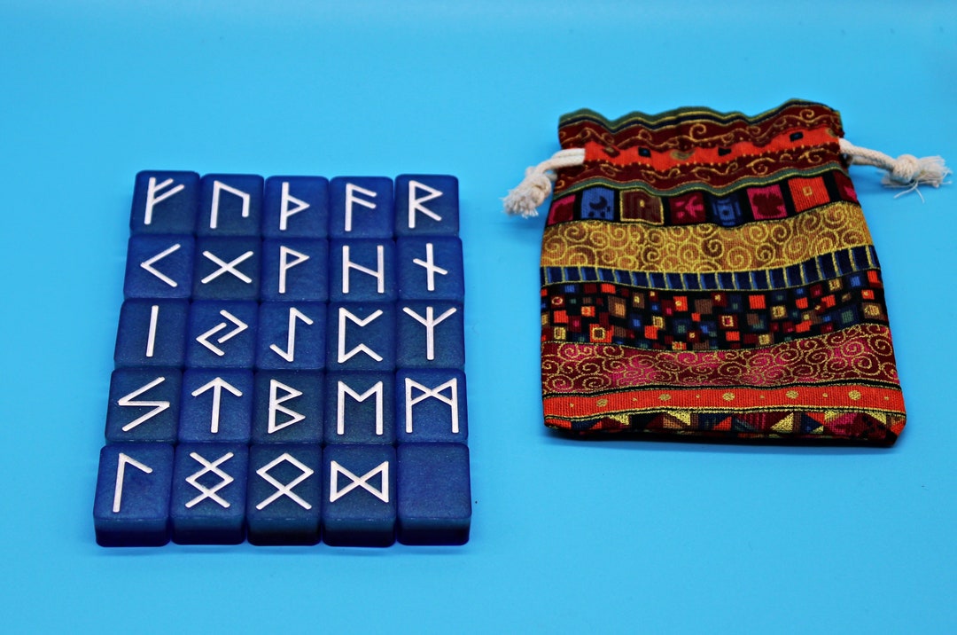 Handmade Elder Futhark Acrylic Resin Runes - Etsy