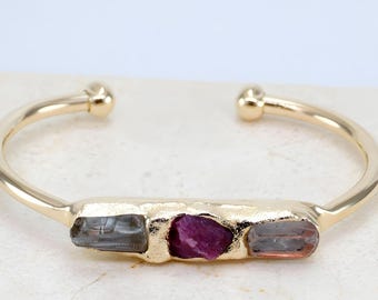 Birthstone Bracelet, Family Birthstone Bracelet, Birthstone Jewelry For Mom, Custom Jewelry Gift.