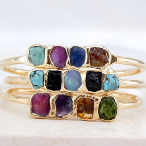 Personalized Jewelry, Best Holiday Gift, Custom Birthstone Bracelet, Gift For Her, Mothers Custom Bracelet Gift, Family Gemstone Bracelet. image 2