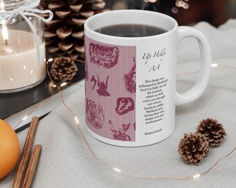 Pink Girl Vikings, Shetland Mug, Fire Festival, Up Helly AA, Historical Heritage Souvenir Mug, Norse Viking, Coffee Cup, Scandinavian Mug
