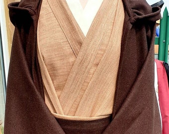 Jedi robe - high quality mixed wool robe - Mace windu cosplayers - made in all sizes and various colours - worldwide shipping