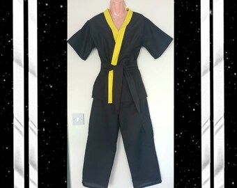 Martial arts strike harder costume - all sizes available - free uk shipping - world wide shipping available