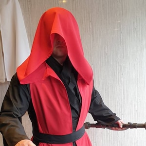 Sith robe set - Dark side robes - made to measure in all sizes and various colours - worldwide shipping available