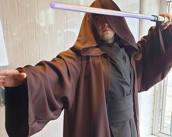 Jedi robe set - star wars cosplayers - worldwide shipping - all sizes available - custom options and various colours