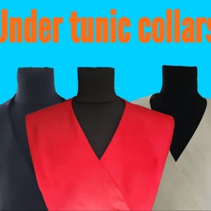 Under tunic collar / Dickey. Available in various colours - worldwide shipping available - jedi robes