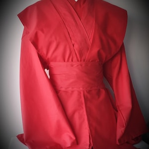 Jedi Robe - Handmade in all sizes - Star wars inspired costumes and cosplay - jedi tunic set - worldwide shipping - Sith cosplay