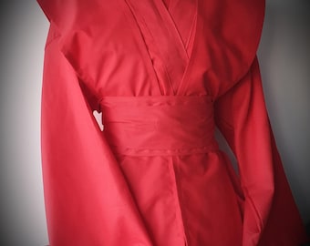 Jedi Robe - Handmade in all sizes - Star wars inspired costumes and cosplay - jedi tunic set - worldwide shipping - Sith cosplay
