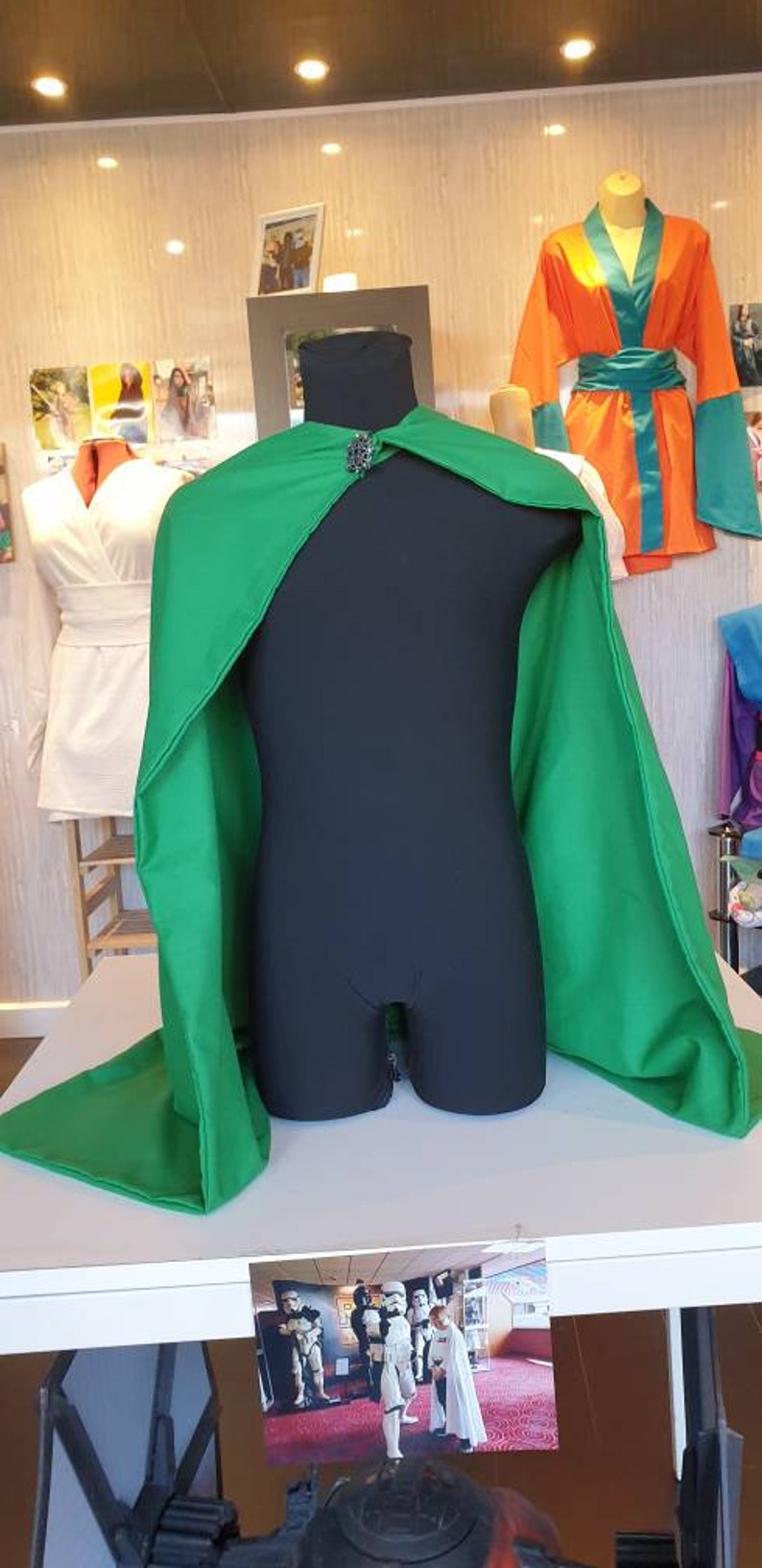 Medieval cape fantasy cosplay capes and cowls workdwide shipping custom colours and sizes available zdjęcie 2