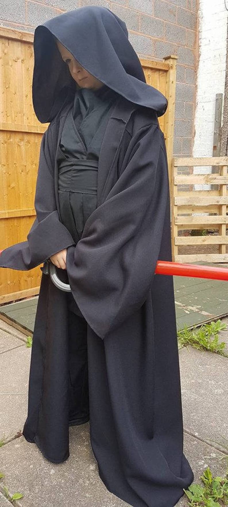worldwide shipping Star wars costumes and cosplay Boys Sith Lord inspired costume Handmade in all sizes Jedi robes