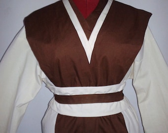 Jedi robe set handmade in any size - Star Wars costume and cosplay - worldwide shipping