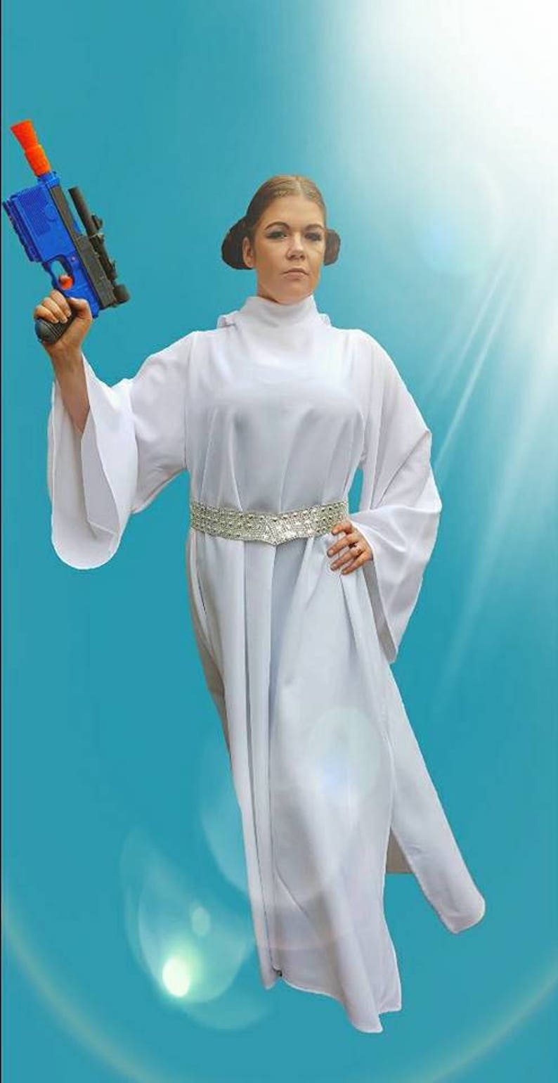 Princess Leia inspired costume deluxe handmade in all sizes star wars costume / cosplay worldwide shippimg image 3