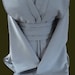 Grey jedi inspired robe set.  Handmade to order in all sizes.  Custom colours available.  Worldwide shipping.  Star wars inspired costumes 