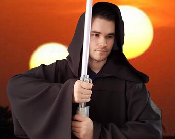 Jedi inspired robe - Men's robes - Women's robes - handmade - all sizes - various colours - worldwide shipping USA DDP included in price