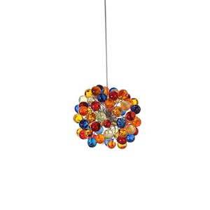 kitchen pendant lighting with Rainbow color bubbles