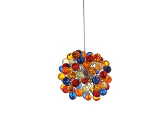 kitchen pendant lighting with Rainbow color bubbles