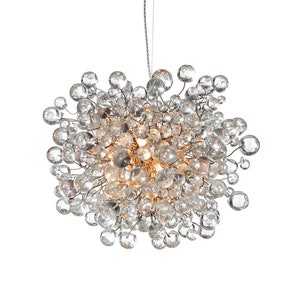 Modern Hanging chandeliers with Clear bubbles for Dining Room