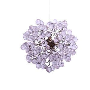 Ceiling Light Fixture, transparent clear bubbles for children room, girl room or Dining Room table.