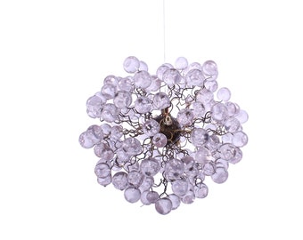 Ceiling Light Fixture, transparent clear bubbles for children room, girl room or Dining Room table.