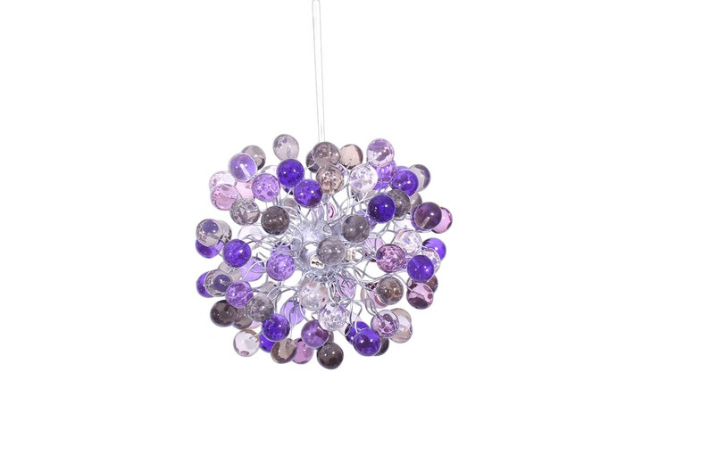 Plafoniere Per Camera Ragazza : Luce plafoniera il colore di tonalità viola bolle per camera etsy
